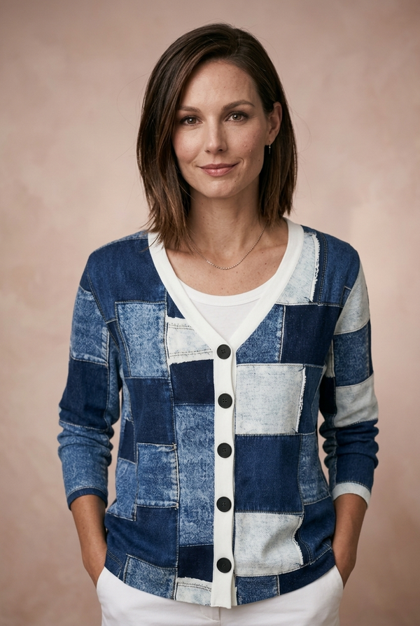 Viktoria | Bequemer Knopfstrickcardigan